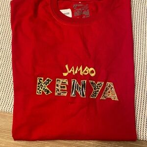 NEW ADULT T-Shirt! Sz XL! Purchased in Kenya! So So Awesome! 🐘🐘🦒🌻🦒🐘🦒🐘🐘🦒🐘🦒